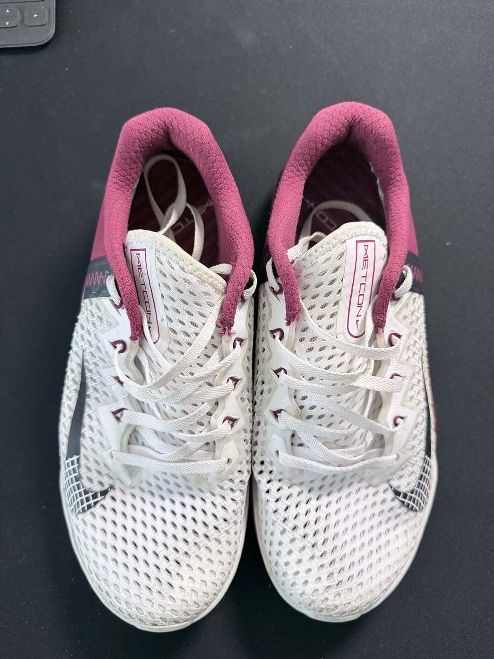 Nike Metcon Training Shoes White Maroon